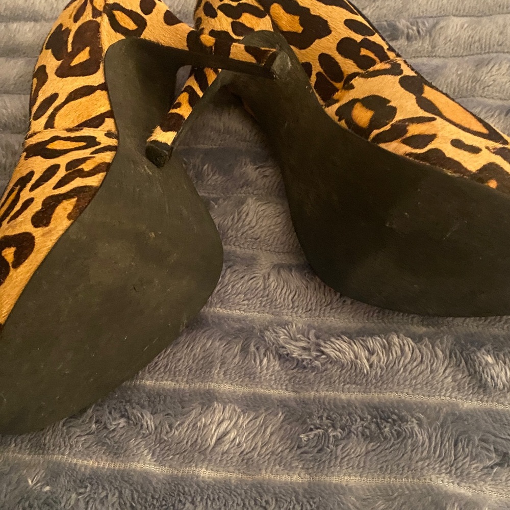 Source Unknown Leopard Print Heels - image 5